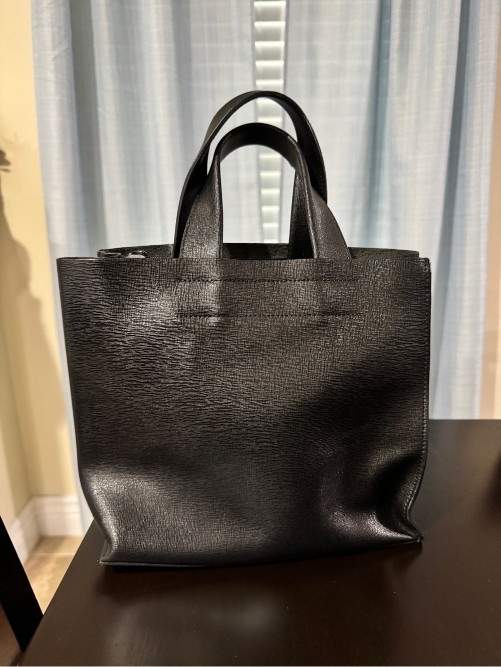 Furla Divide It Tote Structured Black Saffiano Leather - Picture 2 of 11